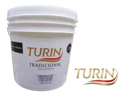 GRANILLO DE CHOCOLATE CON LECHE TURIN CUBETA DE 6 KG 
