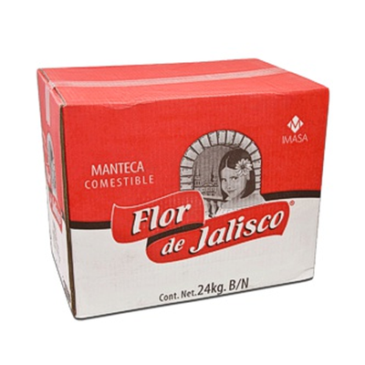 MANTECA FLOR DE JALISCO (600149) CAJA 24 KG