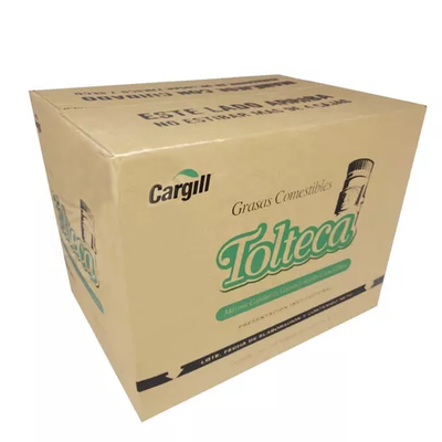 La Manteca Tolteca Vegetal en presentación de caja de 24 kg es un producto utilizado en diversas aplicaciones de panadería y repostería. 